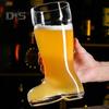 Large Capacity Beer Mug Transparent Design Funny Boot Shape Easy To Clean Dishwasher Safe Beer Cup Party Decoration