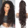 Synthetic Ponytails Fashionable Water Ripple Wool Long Curly Hair Wig 66cm Women Personality High Ponytail Hair Extensions