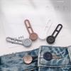 Double-layer Waist-expanding Button Pants, Detachable Buttons, See-free Adjustable Buttons, Denim Waist Extension Buttons