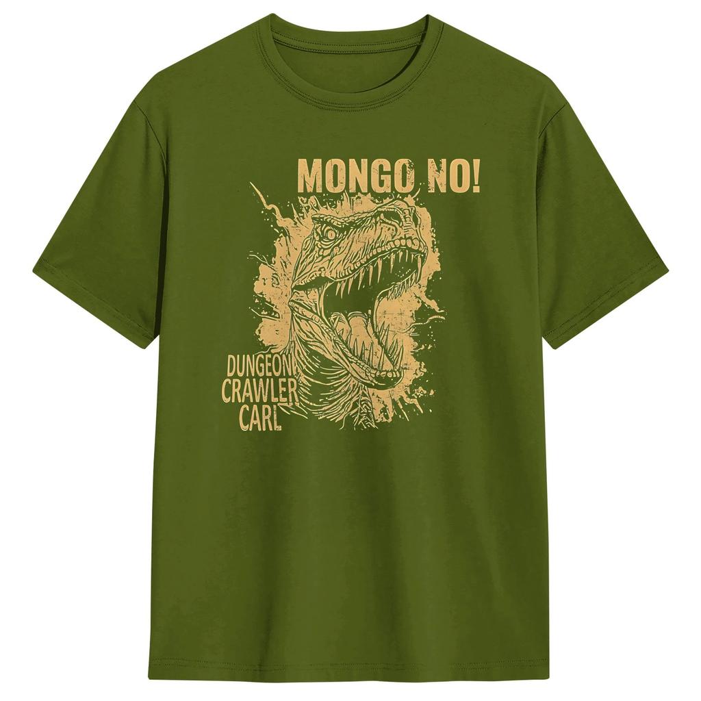 Oversized T Shirt Summer No Mongo Dungeon Crawler Carl Fan Art Vintage 90s TShirts Cotton Tshirt for Unisex Y2K Classic Top Tees