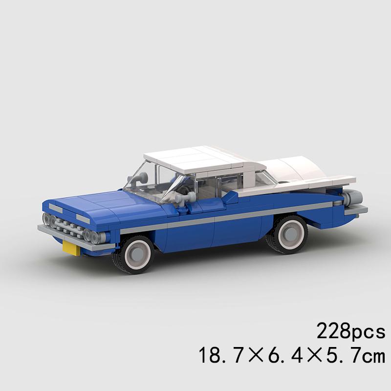 MOC Car Super Race City Speed ​​Sport Pickup Vehicle Model Building Blocks Rally Supercar Racing Bricks Christmas Gift Technical