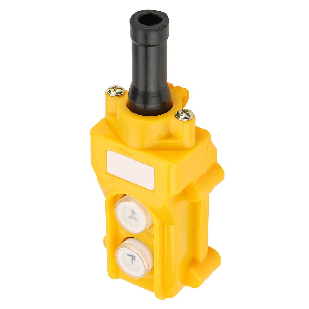 Crane Chain Push Button Lifting Pendant Against Warehouse for Industrial Warehouse