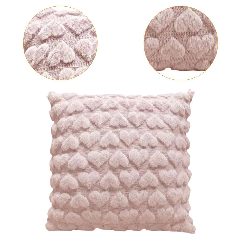 2Pcs Plush Pillow Covers Multipurpose Compact Supplies Pillowslip Throw Pillow Cover for Bed Bedroom Living Room Chair Couch