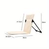 Leisure Relaxing Portable Foldable Backrest Cushion Beach Fishing Seat Travel Hiking Picnic Chaise Garden Tools