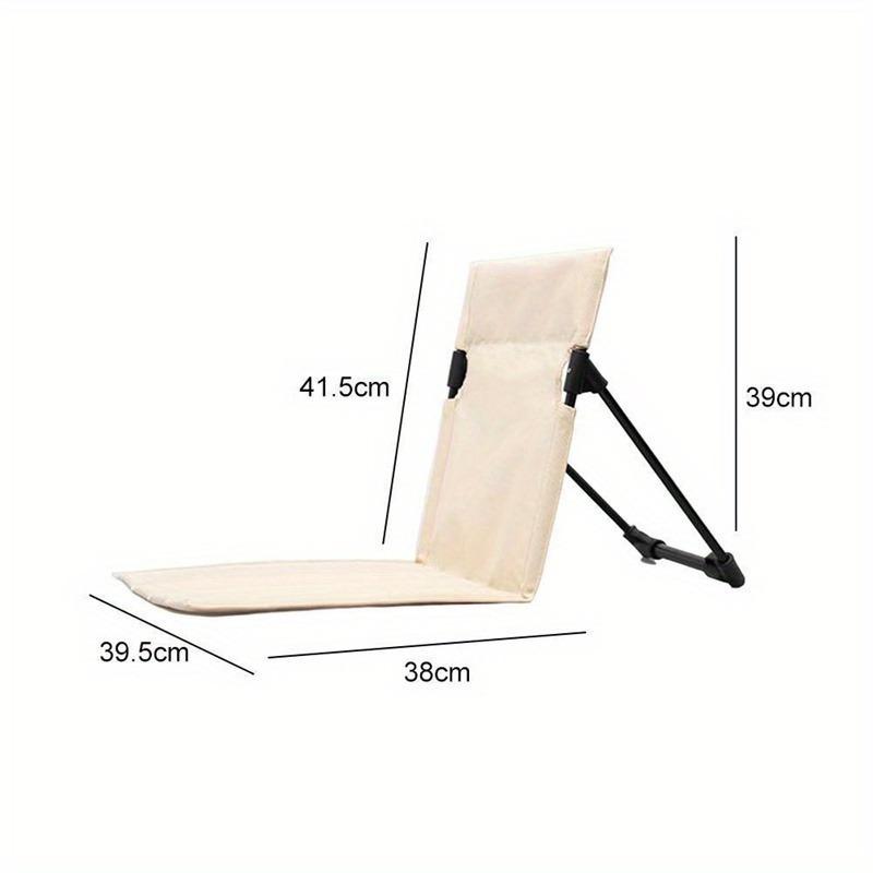 Leisure Relaxing Portable Foldable Backrest Cushion Beach Fishing Seat Travel Hiking Picnic Chaise Garden Tools