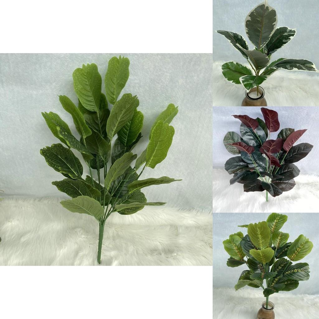 Реплика зеленого растения с 26 листьями для украшения мероприятий и фотофонов