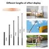 Extendable Selfie Stick Lightweight Alloy Polesfor OM4SE Mobile6 Action Cameras Extension Stick 30.2~131cm