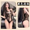 Сексуальное нижнее белье кружевной воротник цельный перспектива талия обтягивающий соблазн полые любовь костюм бретели