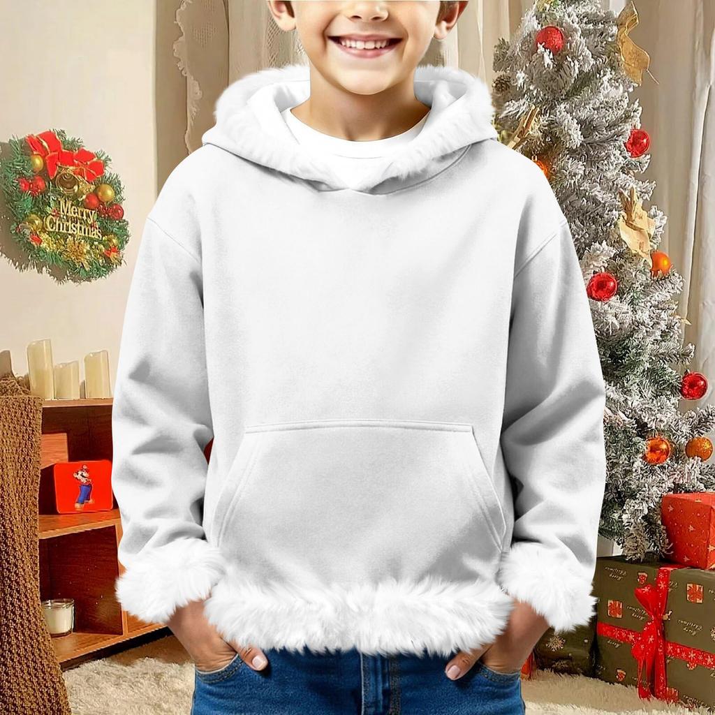 Children's Sweatshirt Girls Boys Long Sleeve Lightweight Casual Hoodie Loose Comfortable Sweatshirt