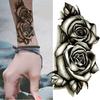Waterproof Temporary Tattoo Rose Flower Fake Body Art Sticker