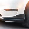 Для Tesla Model Y 2023-2017 2 шт. передний бампер анти-столкновительная полоса TPE передний угол защитные накладки на губу внешние аксессуары