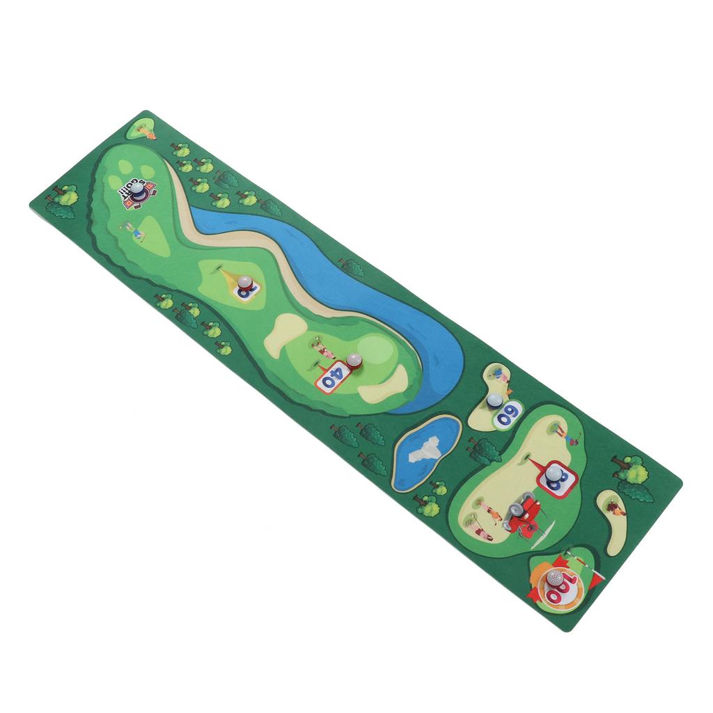 Kids Tabletop Game Educational Portable Putting Game Mat Toy for Indoor Party Family Gathe