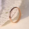 Fashion Ring Titanium Steel Wedding Band Tail Ring for Women and Men