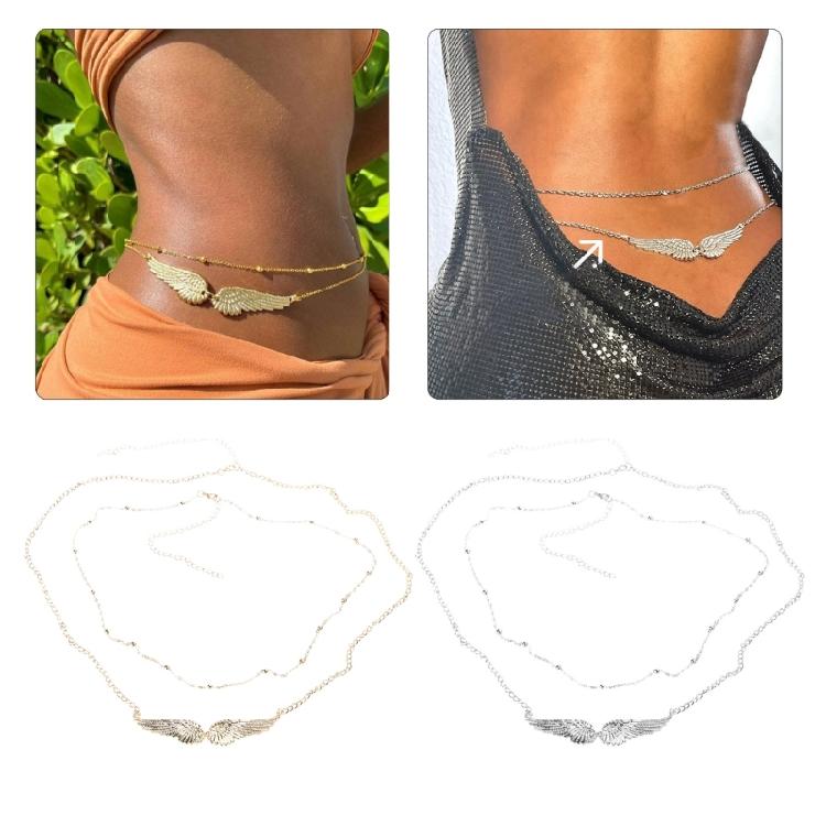 Цепочка на живот для платья, резные узоры, цепочка на талию, цепочка-крыло, ремень, женская цепочка на талию