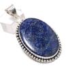 Lapis Lazuli Gemstone 925 Sterling Silver Jewelry Pendant 2.17"