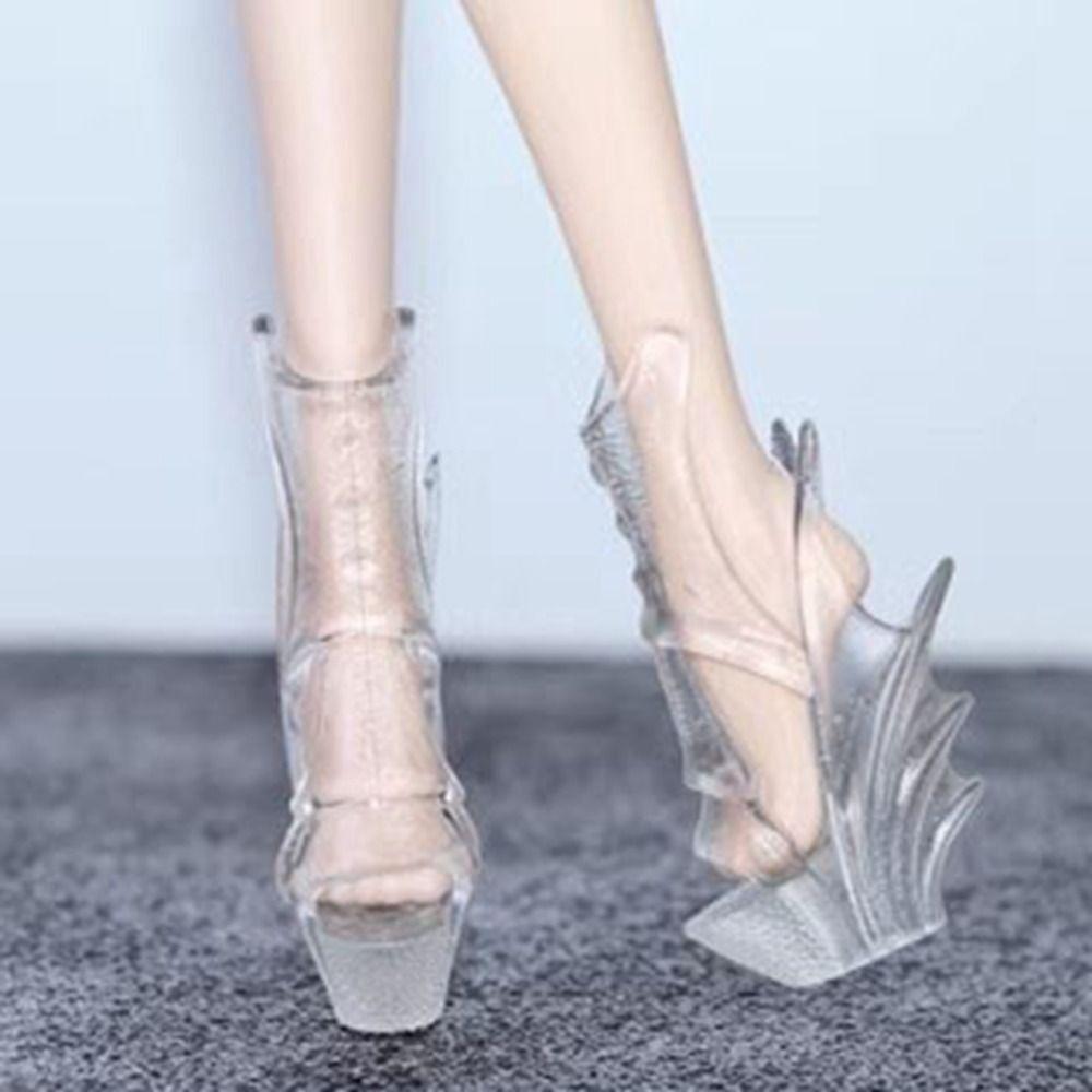 Обувь на высоком каблуке 30 см, качественные супермодельные ботинки, новые аксессуары для кукол, аксессуары для кукол