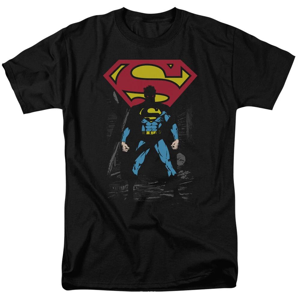 Superman "Dark Alley" T-Shirt - Regular or Tank - to 6X