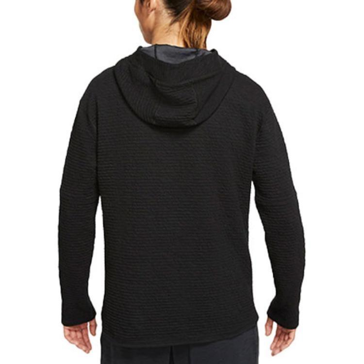 Nike Толстовки Мужские Черные С Капюшоном Умеренный Обычный CZ2220-010