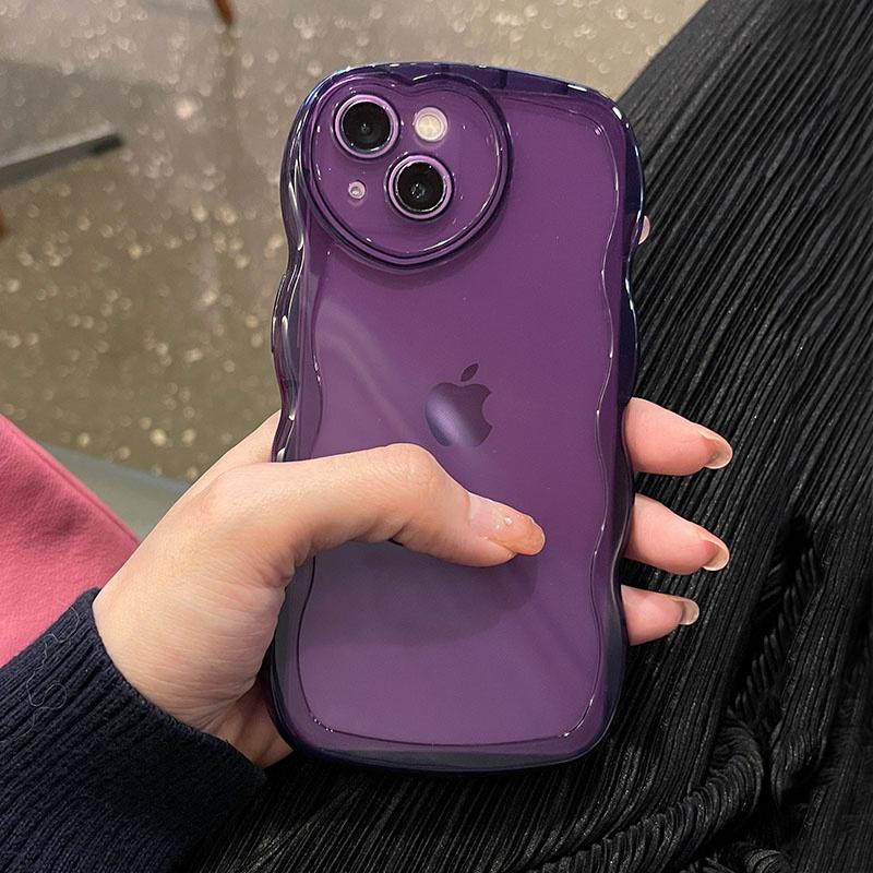 Защитный чехол для телефона с волнистым сердечком и сердечком для Iphone 13 12 11 Pro Max X Xr Xs Max, прозрачный силиконовый чехол-конфетка 13pro