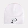 Halloween Cute Ghost Embroidery Beanie Fall Winter Unisex Party Warm Hat