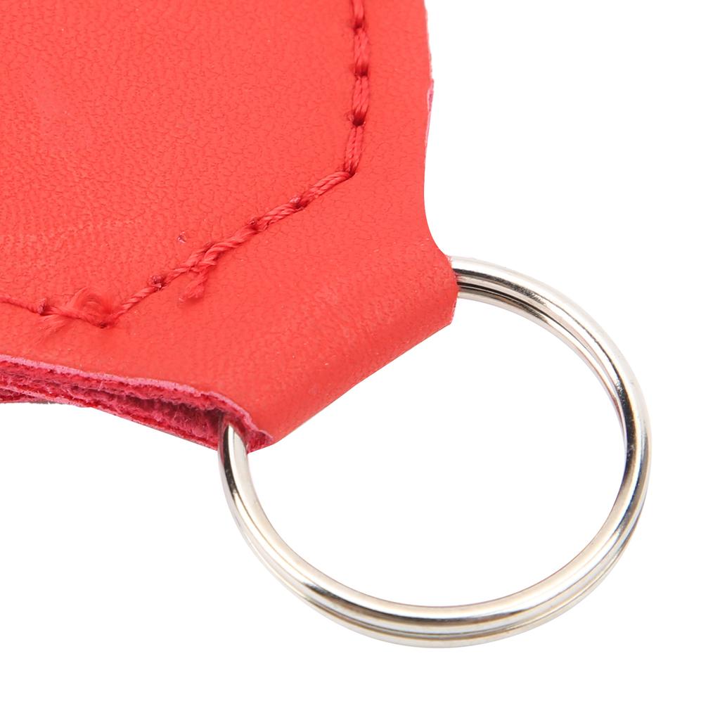 Stylish Guitar Picks Holder Soft PU Leather Plectrum Storage Case Keyring Guitar Accessory
