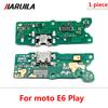 Зарядная плата USB-порта, шлейф для Moto E7 E6S E1 E6 Plus E1 Play Go E7 Power, разъем док-станции с микрофоном