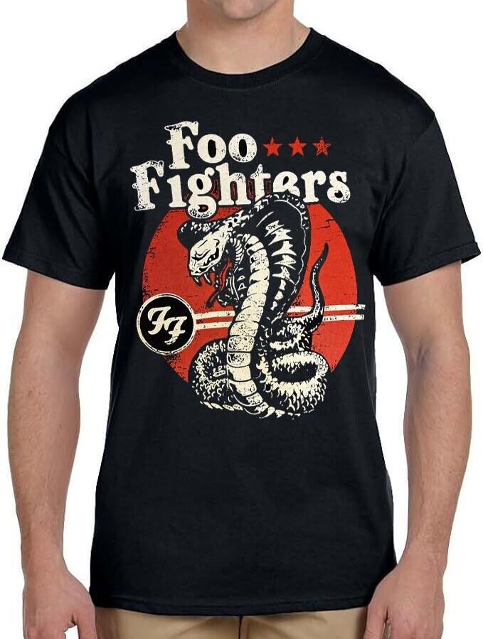 FOO FIGHTERS Хэви-метал группа Черная футболка