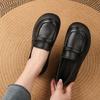 The First Layer of Cowhide Retro Soft-soled Single Shoes, Spring and Autumn New Comfortable and Non-slip Thick-soled Women's Shoes Are Lightweight