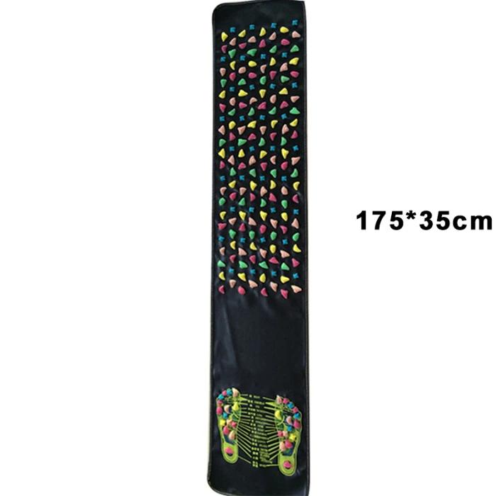 Foot Massage Mat Road Health Foot Point Diagram Plastic Stone Acupressure Relax Stand Press