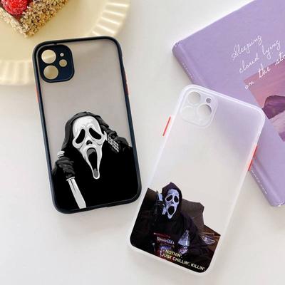 Чехол для телефона Ghostface Horror Scream Art Pattern, матовый прозрачный для IPhone 11 13 Mini 12 Pro Max Xs X Xr 7 8 Plus