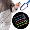 Страховочный карабин для кемпинга, пружинный эластичный трос, портативные рыболовные шнурки, противоутерянный брелок для телефона