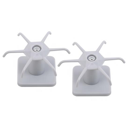 Yousheng Cookware Hanger Rotatable Hooks Strong Load-bearing Easy To Install Wall-Mounted Utensil Organizer Kitchen Accessories