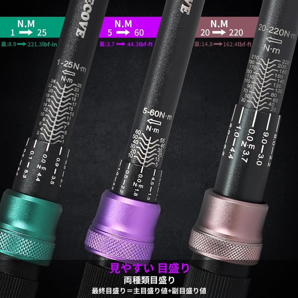 UYECOVE Torque Preset Socket Size Mm Mm Mm for High Precision 72 Feed Double Left and Right Quick Attachment and Calibration Japanese Instruction