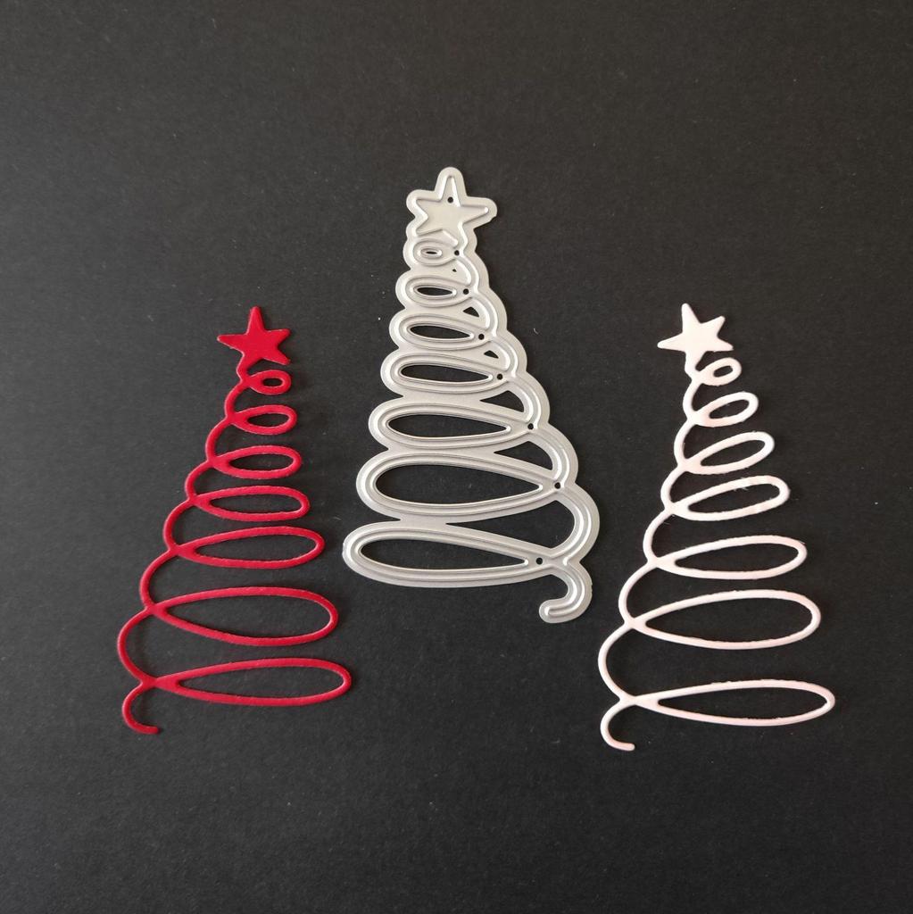 Christmas Tree Metal Die Cutting Dies Stencil for DIY Scrapbooking Tree