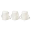 3PCS Sauna Felt Hat Thickening Water Absorption Safe Comfortable Sauna Cap for Bath Accessories White