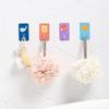 1PC Animal Free Punching Stick Hook Non-Marking Adhesive Wall Hook Wall Hanger Cartoon