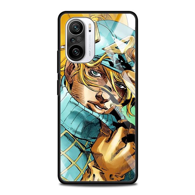 Чехол из закаленного стекла для Xiaomi Redmi Note 10 Pro Max 9 9s 7 8t 8 K40 K30 Pro Plus 9t 9c 8a 9a, чехол для телефона Jojo Bizarre Aventure
