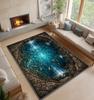 3D Floral Waterfall Rug Optical Illusion Street Art Area Rug Living Room, Bedroom, Home Decoration Mats