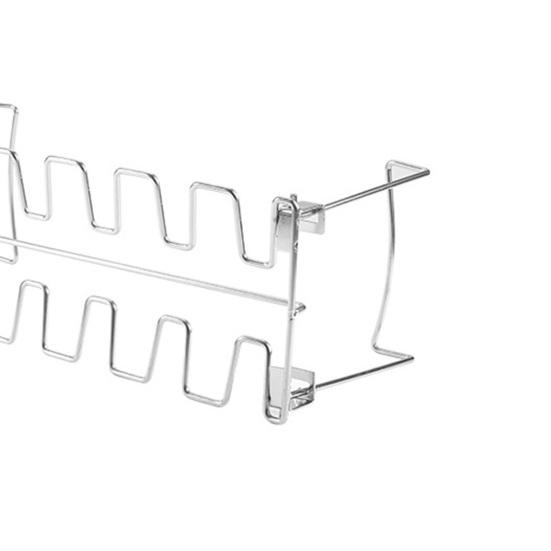 Roaster Rack Food Grade Heat Resistant Foldable Non-stick Grilling Stainless Steel Chicken Leg Wing Grill Rack BBQ Accessories