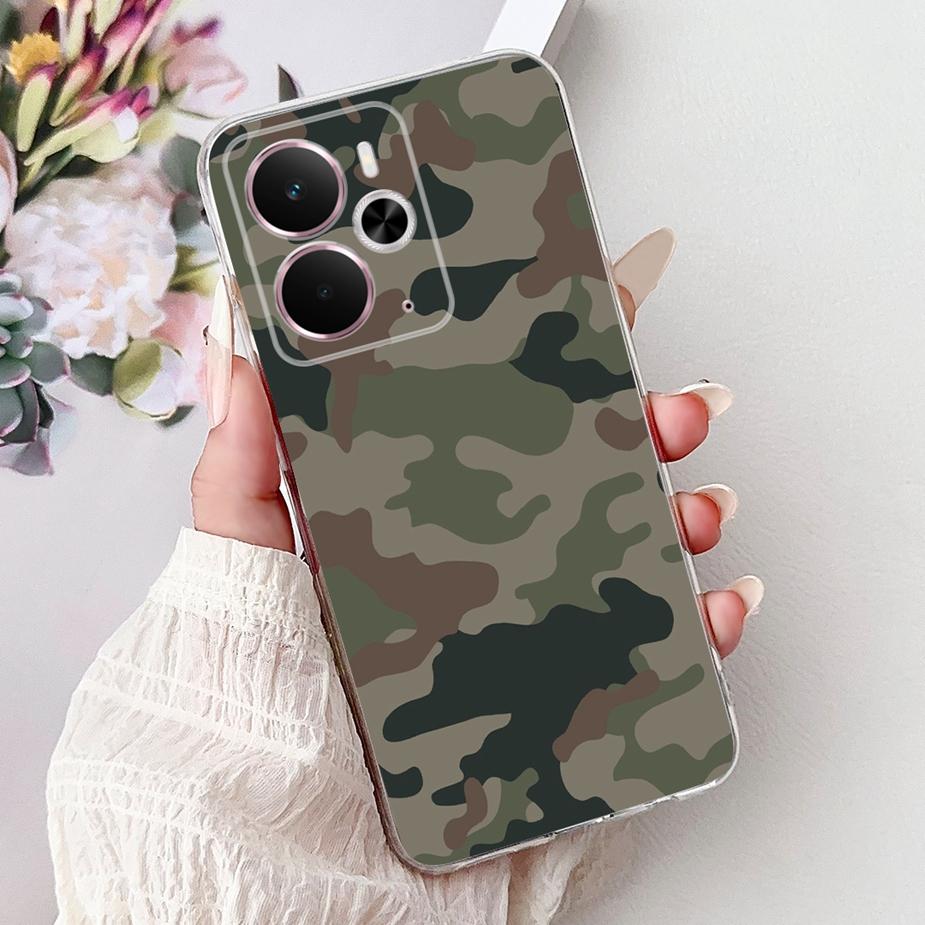 For Realme 14 5G Case RMX5075 Stylish Butterfly Painted Cover Silicone Case For Realme 14X 14 Realme14 T 14T 5G Soft Fundas Bags