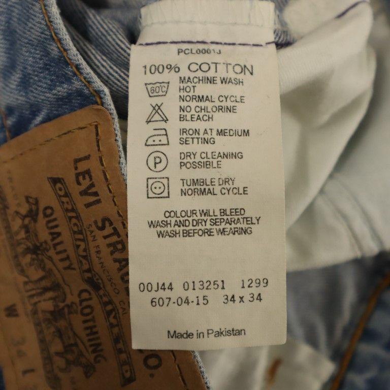Levi's 90-е 607 Старые Винтажные Прямые джинсы w34 Мужские Б/У