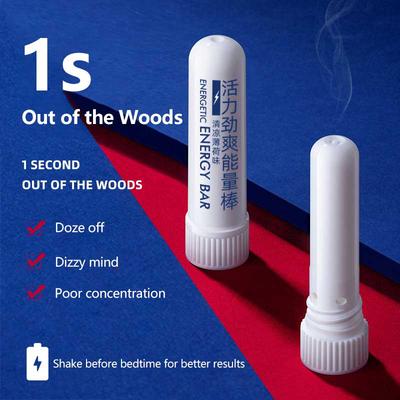 5 шт. Мята/Грейпфрут Энергетический стик Назальная аспирация Мятный стик для дыхания носом Ароматерапевтический назальный ингалятор Энергетический стик для ингаляций