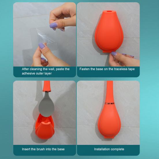 Силиконовый держатель для унитаза, настенный, современный, гибкий, резиновый, для ванной комнаты