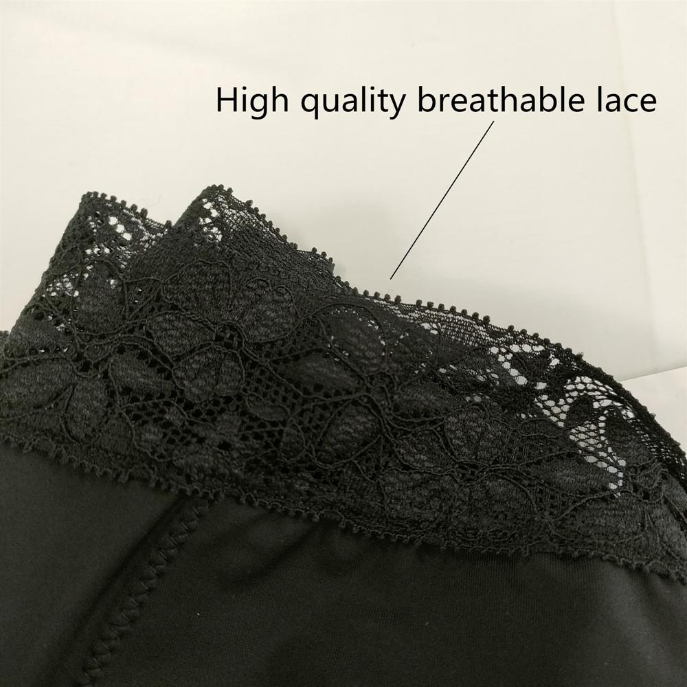 Shanhao Extra Padding Incontinence Panties Women Menstrual Panties Knitted Plain Dyed for Period Pantie