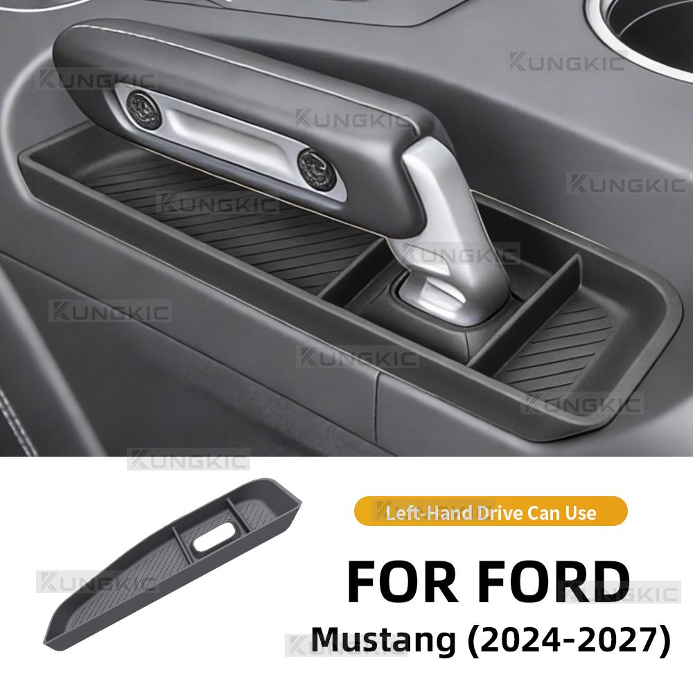 Handbrake Pad For Ford Mustang S650 GT Dark Horse EcoBoost 2024 2025 2026 2027 LHD RHD Car Silicone Non-Slip Dust-Proof Mat