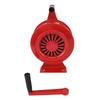 Hand Crank Siren 125dB Loud Adjustable Volume Waterproof Aluminum Alloy Manual Operated Sound Alarm