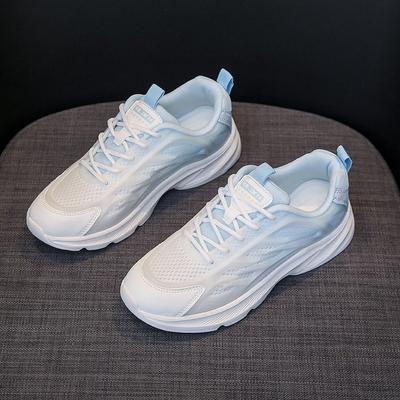 Кроссовки женские студенческие 2024 новые модные летние женские туфли легкие мягкие подошвы амортизация удобные сетчатые кроссовки женские