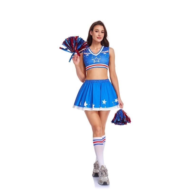 Cheerleading Uniform Racing Girl Costume Stage Performance Outfit Women