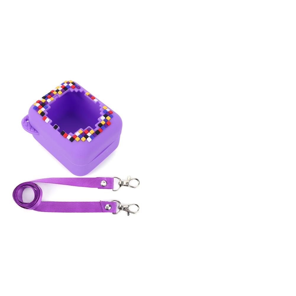 Силиконовый чехол для интерактивной виртуальной игрушки Bitzee Digital Pet Pet (фиолетовый) _