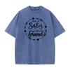 Always My Sister Forever My Lovers Day All Cotton Round Collar Tops Tees Slogan Washed T Shirts Latest vintage T Shirt